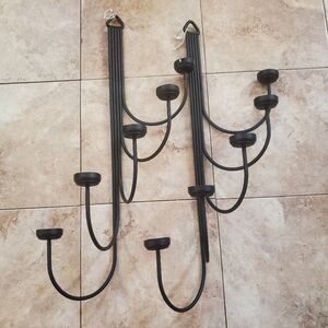 PartyLite Black Metal Candle Accents